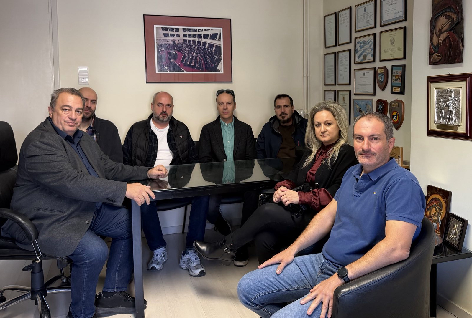 Στιγμιότυπο της συνάντησης με τα Κέντρα Υποδοχής Δηλώσεων της Ροδόπης