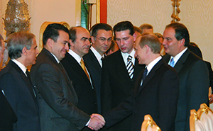 Με τον Πρόεδρο της Ρωσίας Βλ.Πούτιν